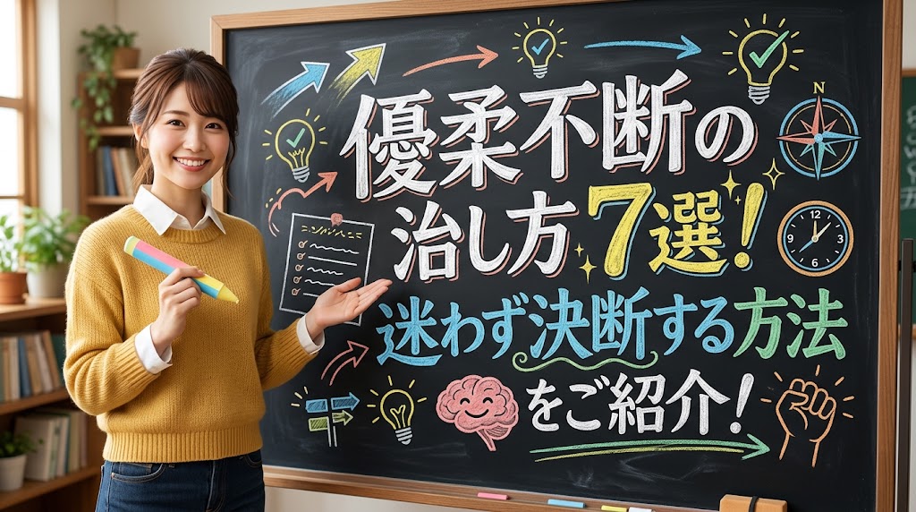 優柔不断の治し方7選!迷わず決断する方法をご紹介!