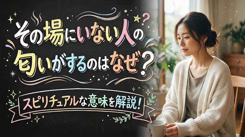 その場にいない人の匂いがするのはなぜ?スピリチュアルな意味を解説!